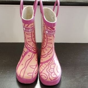 Oaki Wear Rain Boots Toddler 8